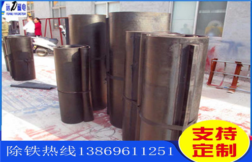 皮帶式自卸永磁除鐵器，廣東皮帶式自卸永磁除鐵器_廣東皮帶式自卸永磁除鐵器皮帶原因及如何調_刮板價格 
