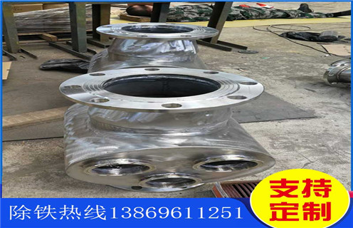 液體管道除鐵器，重慶強磁液體管道除鐵器_重慶強磁液體管道除鐵器應用安裝示意圖型12000高斯_可定制工作原理
